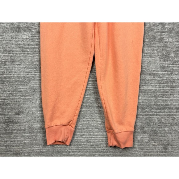 Zenana Pants Womens Small Orange‎ Joggers Pull On Drawstring Cotton Blend - Picture 3 of 14
